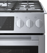 Bosch HGIP056UC metal control knobs close up