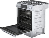 Bosch HGIP056UC gas range left angled view with door open