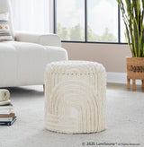 Tahoe - Sand Ottoman - Beige Cotton