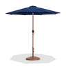 Fiji - Aluminum Patio Umbrella With Round Teak Base