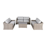 Stylish Sofa Seating Group With Cushions Perfect For Outdoor Gatherings