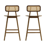 Bari - Indoor Wood Barstool (Set of 2)
