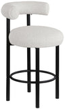 Bordeaux - Stool With Black Legs (Set of 2)