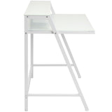 2-Tier - Desk - White
