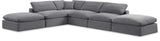 Comfy - 6 Piece Velvet Modular Sectional