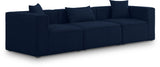 Cube - Linen Modular 3 Seat Sofa