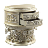 Vatican - Nightstand - Champagne Silver