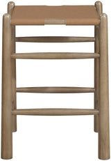 Santos - Backless Counter Stool With Stained Brown Base