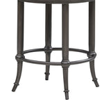 Vince - Commercial Grade Steel Frame Faux Leather Upholstered Swivel Counter Height Barstool