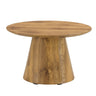 Circular Coffee Table With Adjustable Feet