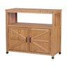 Patio Bar Table Set With Storage