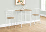 3 Pieces Dining Table Set, Small, Contemporary & Modern