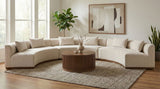 Avanti - Chenille Fabric Upholstered 3 Piece Modular Sectional