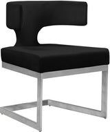 Alexandra - Dining Chair with Chrome Legs