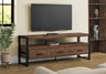 TV Stand, Console, Media Entertainment Center, Storage Drawers, Modern