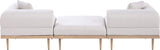 Laguna - 3 Piece 106.5" Outdoor Patio Modular Sofa With Backless Seat