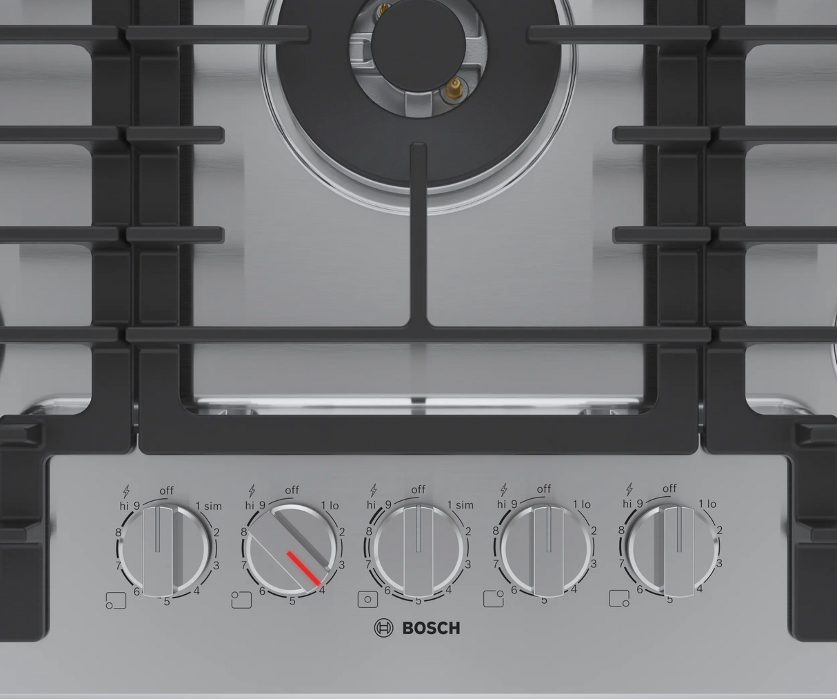 Bosch NGM8059UC knobs and bezel with LED indicators