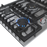 Bosch NGM8059UC OptiSim burner with flames