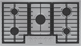Bosch NGM5659UC 36 inch gas cooktop top view