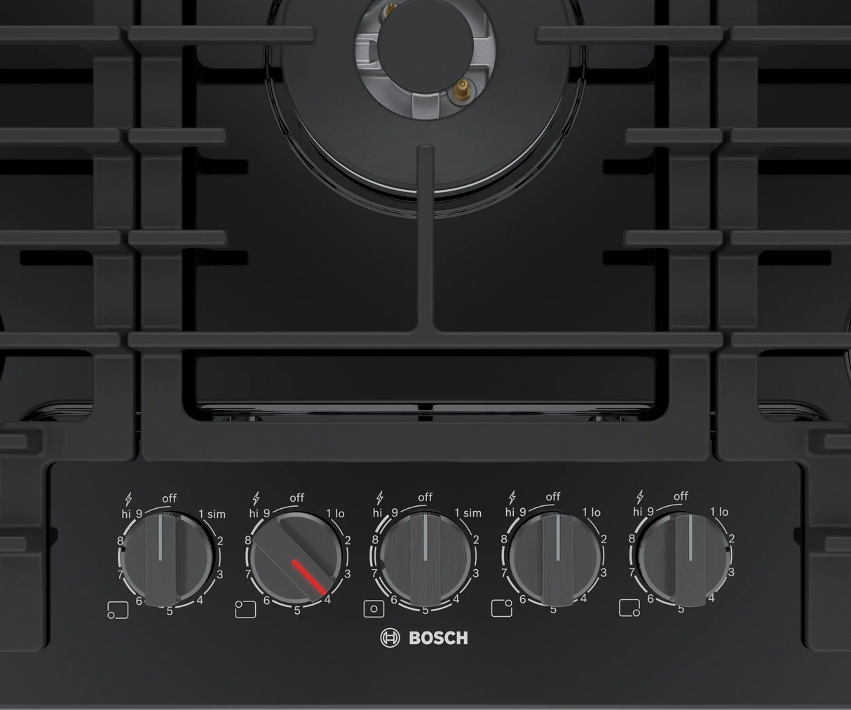 Bosch NGM8049UC knobs and bezel with LED indicators