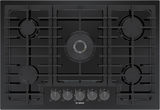 Bosch NGM8049UC 800 Series 30 inch gas cooktop top view