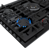Bosch NGM8049UC OptiSim burner with flames