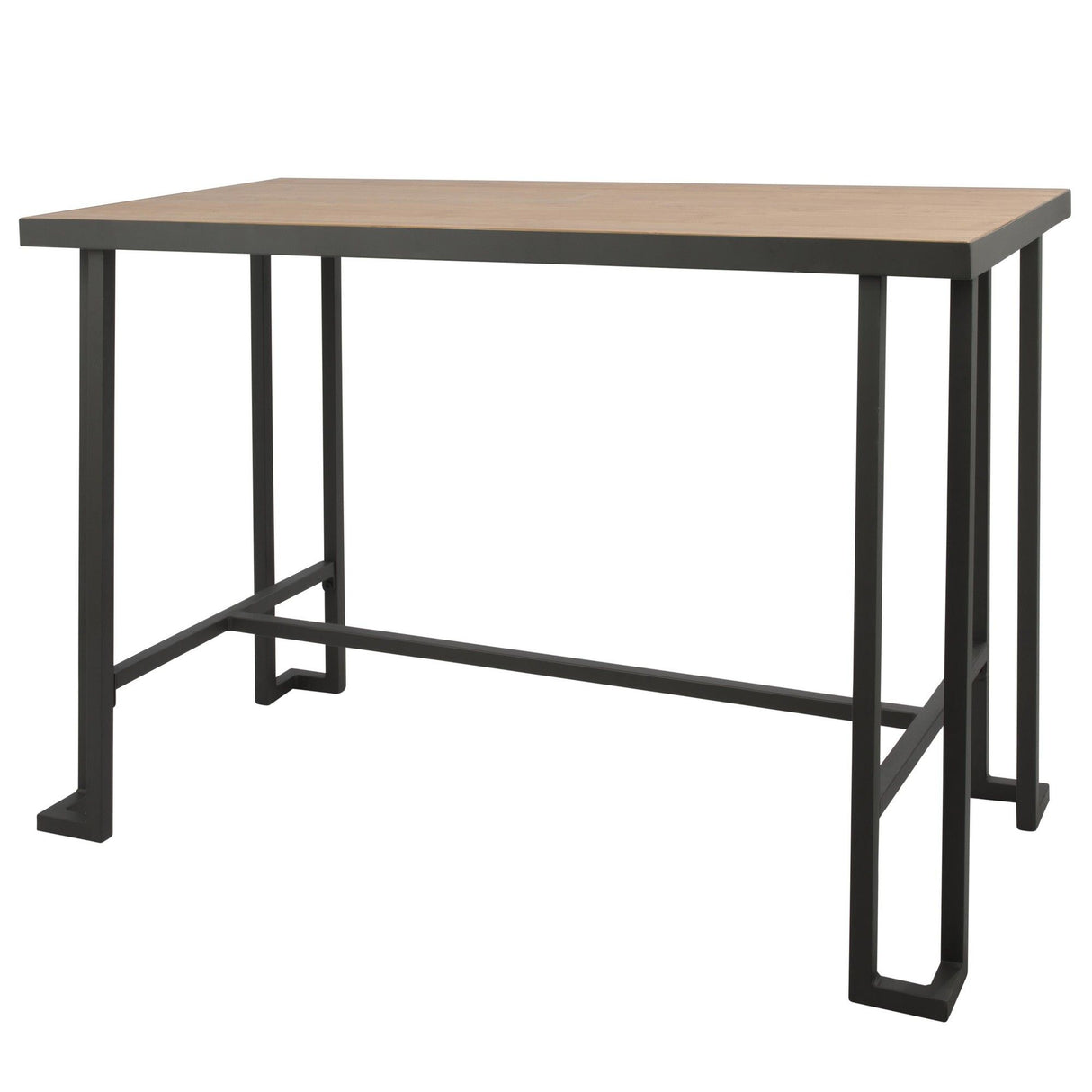 Roman - Counter Table - Gray And Natural