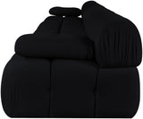 Orin - Velvet 5 Piece Modular Armless Sofa