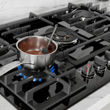 Bosch NGM8049UC gas cooktop melting chocolate on OptiSim burner