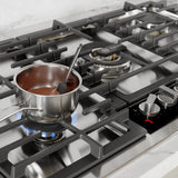 Bosch NGMP659UC melting chocolate on OptiSim burner