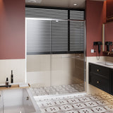 Pivot Shower Door With Handle, 1 / 4" Thick - Chrome