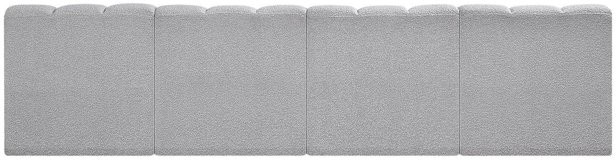 Arc - Boucle Fabric 4 Seats Modular Sofa