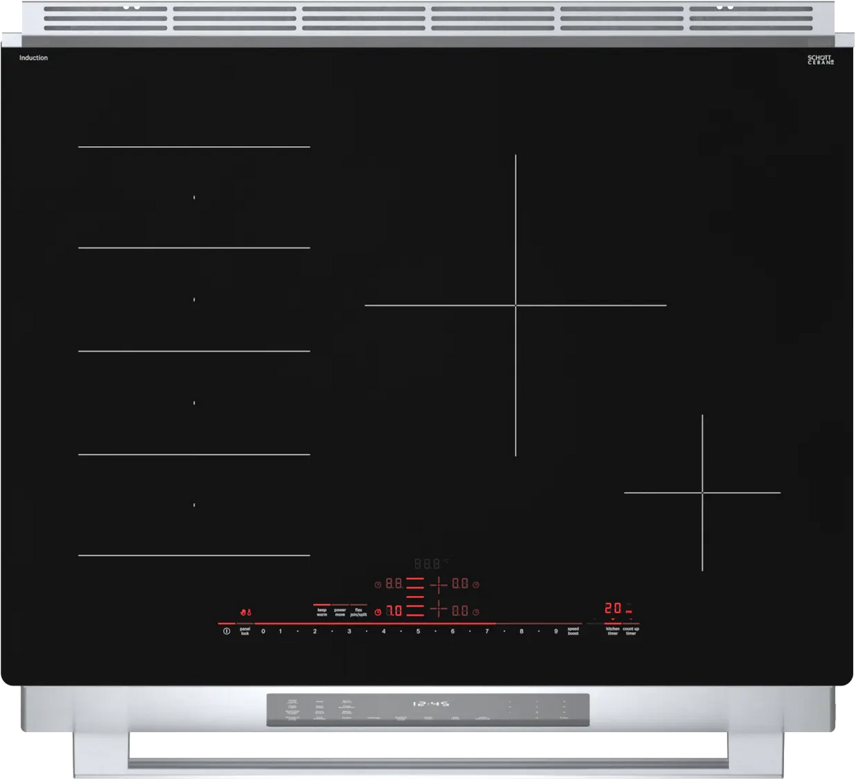 Bosch HIIP057U induction cooktop top view