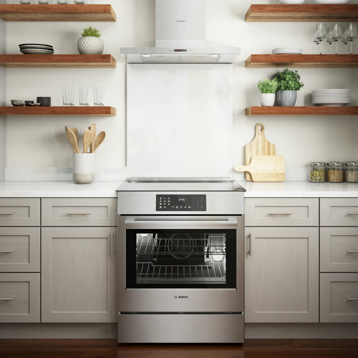 Bosch HIIP057U induction range detail view four
