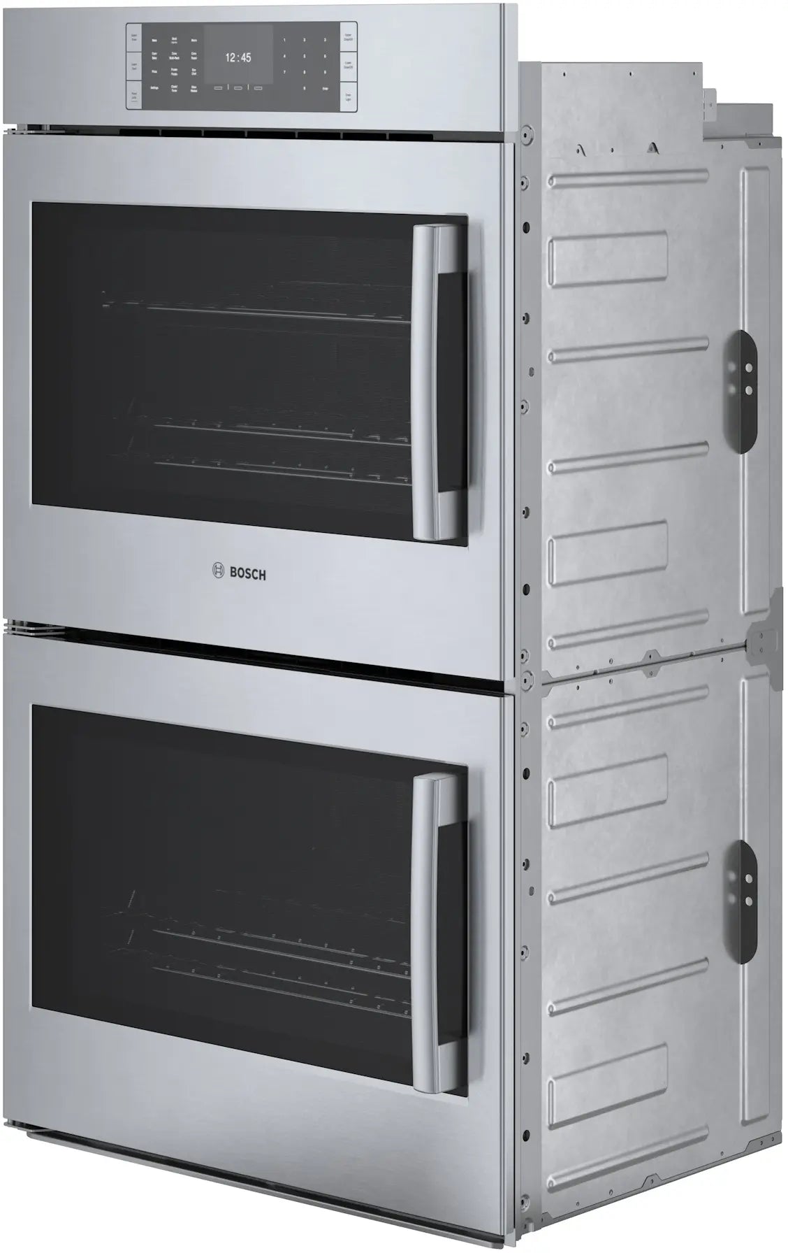 Bosch HBLP651LUC Benchmark double wall oven control panel detail