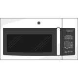 GE JVM3162RJSS microwave detail