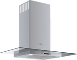 Bosch HCG56651UC wall hood 45 degree angled view