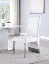 Porsha - Dining Chair (Set of 2) - Chrome Base