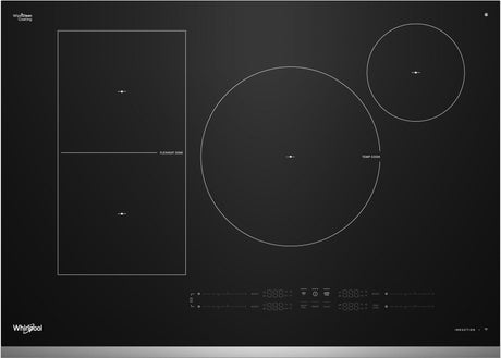 Whirlpool WCIT7530SS stainless trim induction cooktop