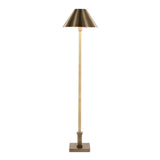Perry - 60" Metal Floor Lamp - Antique Brass