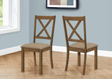 Dining Chair Side, Upholstered For Dining Room, Transitional (Set of 2)