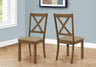 Dining Chair Side, Upholstered For Dining Room, Transitional (Set of 2)