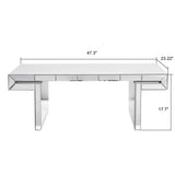 American Vintage Industrial Coffee Table, Double Tier Design