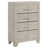 Trenton - 4-Drawer Bedroom Chest Of Drawers - Rustic Cream