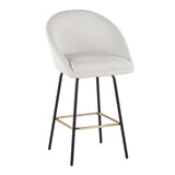 Matisse - Fixed-Height Counter Stool (Set of 2) - Black Metal