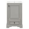 Bathroom Vanity With Sink, Soft Close Door, Adjustable U-Shaped Shelf