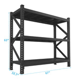 3 Tier Industrial Shelving Rack