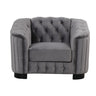 Upholstered Accent Sofa Chair With Removable Cushion