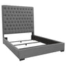 Copper - Tufted Upholstered Panel Bed