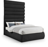 Adam - Boucle Fabric Bed With 89" Headboard